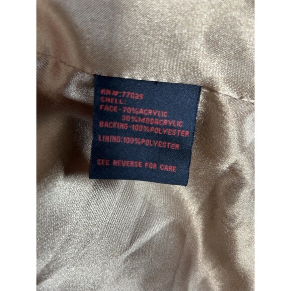 Adrienne Landau Faux Fur Animal Print Vest Sleeveless Collared Mob Wife Sz L - Picture 9 of 9